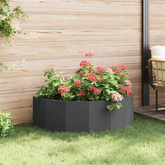 Donica Czarny 120 x 60 x 35 cm Stal