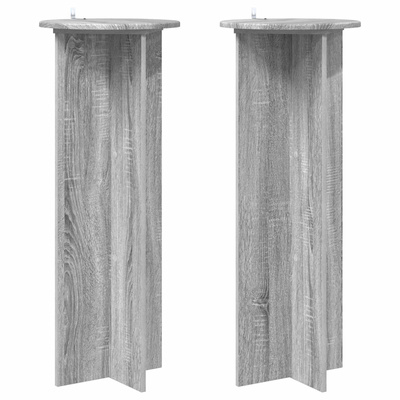 Stojak na rośliny 2 pcs Szary Sonoma ?40 x 100 cm