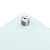 Panel ochronny do kuchni, biały, 70x60 cm, szkło hartowane