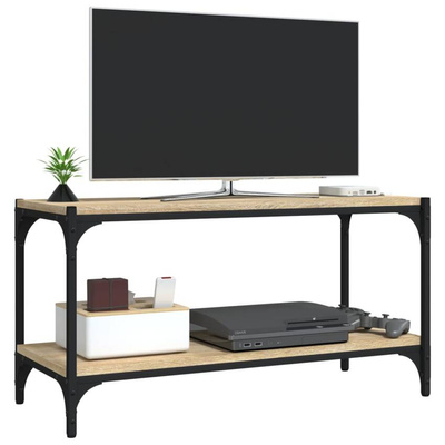 vidaXL Szafka pod TV, dąb sonoma, 80x33x41 cm