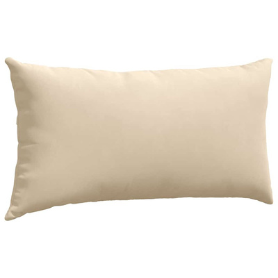 Poduszki na sofę 2 pcs Kremowy 80 x 40 cm tkanina