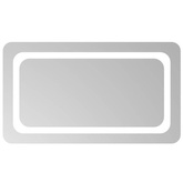 vidaXL Lustro łazienkowe z LED, 70x40 cm