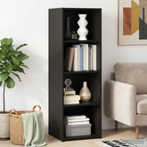 Highboard Czarny dąb 40 x 41 x 124 cm Drewno inżynieryjne