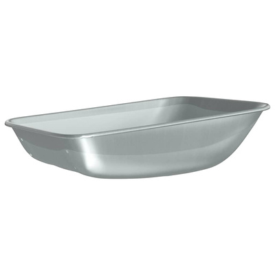 Zastąpienie tacy widlaka Srebrny 80 x 60 x 25 cm Stal