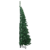 Sztuczna choinka narożna, zielona, 210 cm, PVC
