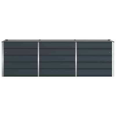Donica Antracyt 240 x 80 x 75 cm Stal