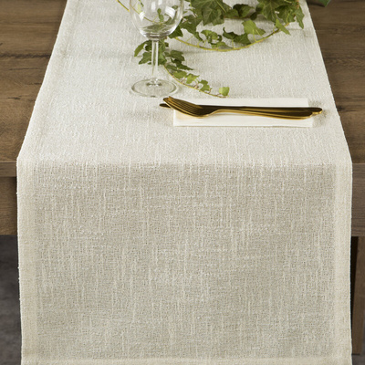 Bieżnik Ines kremowy 40x140