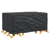 Pokrowiec na meble Gładki Czarny 172 x 113 x 73 cm 420D