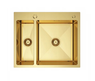 Zlewozmywak stalowy 1,5K AIDA gold