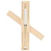 Klepsydra do sauny, 15-minutowa, lite drewno sosnowe