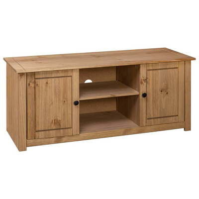 vidaXL Szafka pod TV, 120x40x50 cm, lita sosna, seria Panama