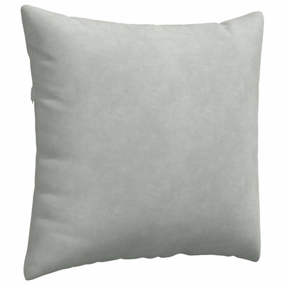 Poduszki na sofę 2 pcs Jasnoszary 45 x 45 cm Tkanina sztruksowa
