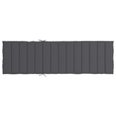 vidaXL Poduszka na leżak, antracytowa, 200x70x3 cm, tkanina Oxford