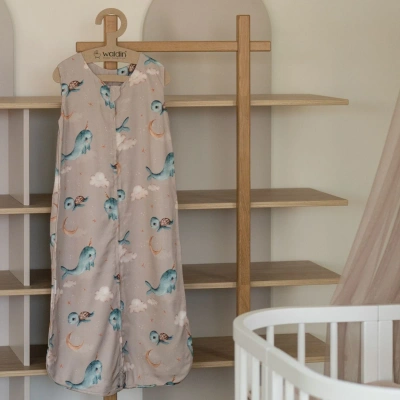 Śpiworek 0.5 TOG Wieloryb Ciemny Beż M