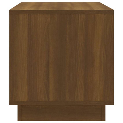 vidaXL Szafka pod TV, brązowy dąb 70x41x44 cm materiał drewnopochodny