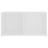 vidaXL Szafka pod TV, biała, 72x35x36,5 cm, materiał drewnopochodny