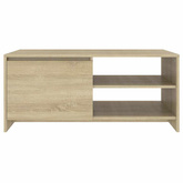 Stolik kawowy, dąb sonoma 102x50x45 cm, materiał drewnopochodny