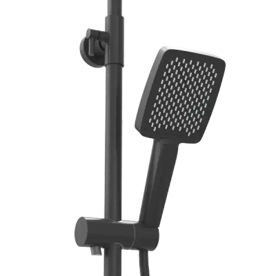 Zestaw natryskowy termostatyczny FORTE gun metal