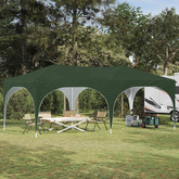 Namiot imprezowy rozkładany 575 x 288 x 245 cm zielony