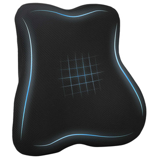 Poduszka pod plecy Czarny Pianka z pamięcią 40 x 40 x 11 cm