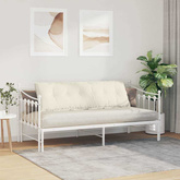Poduszka na plecy Kremowy 160 x 50 cm Tkanina sztruksowa