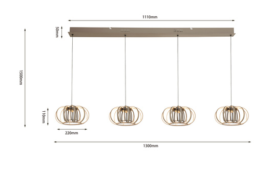 Lampa wisząca SALO 7033-413