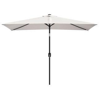 Prostokątny parasol ogrodowy, biały, 200x300 cm