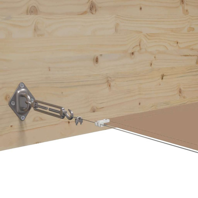 Markiza pionowa, kolor taupe, 180x1000 cm, tkanina Oxford