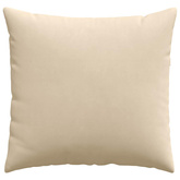 Poduszki na sofę 2 pcs Kremowy 45 x 45 cm tkanina