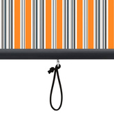 vidaXL Roleta zewnętrzna, 100x250 cm, żółto-niebieska