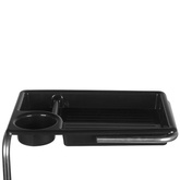 Pomocnik - taboret do pedicure 16 plus czarny/biały 125885