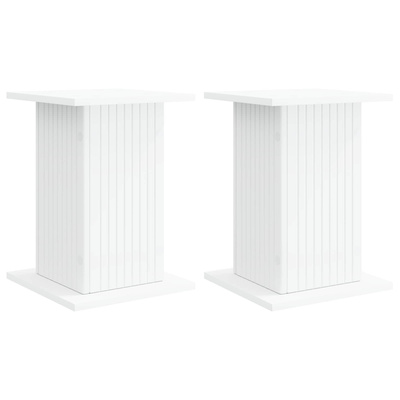 Stojak na rośliny 2 pcs Biały 30,5 x 30 x 43 cm