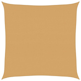 Żagiel przeciwsłoneczny, 160 g/m?, piaskowy, 5x5 m, HDPE