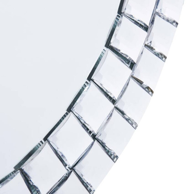vidaXL Lustro ścienne, 60 cm, szkło hartowane