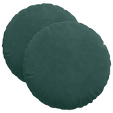 Poduszki na siedziska 2 pcs Ciemna zieleń ? 40 x 13 cm Aksamit