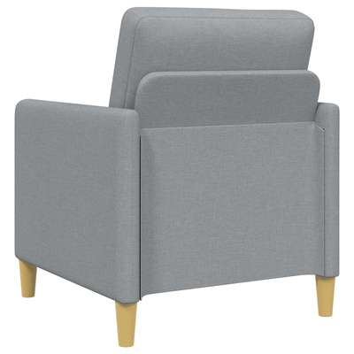 Zestaw Sof z Przechowalnią 2 pcs jasnoszary Poliester