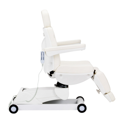 Fotel kosmetyczny elektryczny obrotowy Azzurro 873 pedi biały 144741