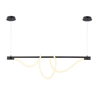 Nowoczesna spiralna lampa wisząca Złota 150cm 360° 45W 3000K Abruzzo Spirali