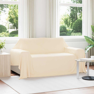 Koce narzutowe 6 pcs Kremowy 280 x 210 cm Polar