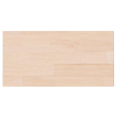 Półka, 40x20x1,5 cm, surowe lite drewno dębowe