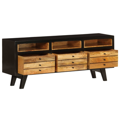 vidaXL Szafka pod telewizor z litego drewna mango, 120 x 30 x 50 cm
