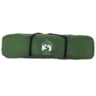 vidaXL Namiot rodzinny, kabinowy, 4-os., zielony, szybkie rozkładanie