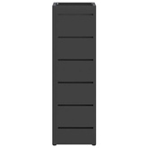 Stojak na Parasol Deszczowy Czarny 15,5 x 15,5 x 49 cm Stal