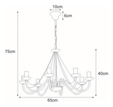 Lampa wisząca K-3992 z serii BARTEZ