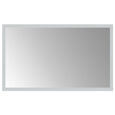 vidaXL Lustro łazienkowe z LED, 50x30 cm