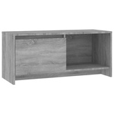 vidaXL Szafka pod TV, szary dąb sonoma, 90x35x40 cm