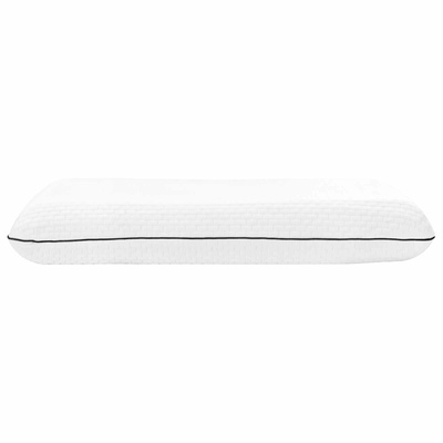 Poduszka do spania Gładki Biały 80 x 35 x 10 cm Pianka żelowa