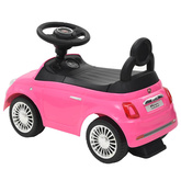 Samochód jeździk Fiat 500, różowy
