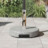 Podstawa do parasola Szary ? 45 x 37.5 cm Granit