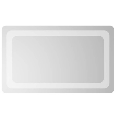 vidaXL Lustro łazienkowe z LED, 50x30 cm model standard